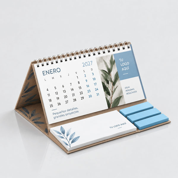 Calendario de sobremesa con notas-adhesivas - Imagen 3