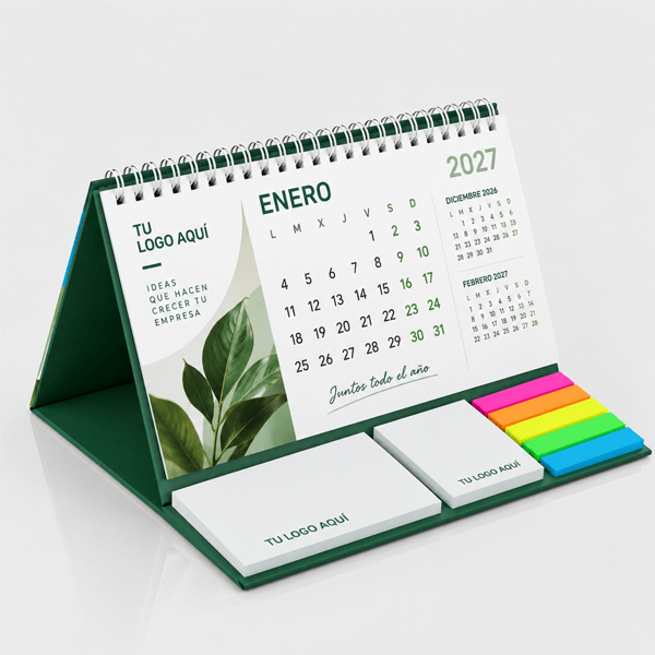 Calendario de sobremesa con notas-adhesivas - Imagen 4